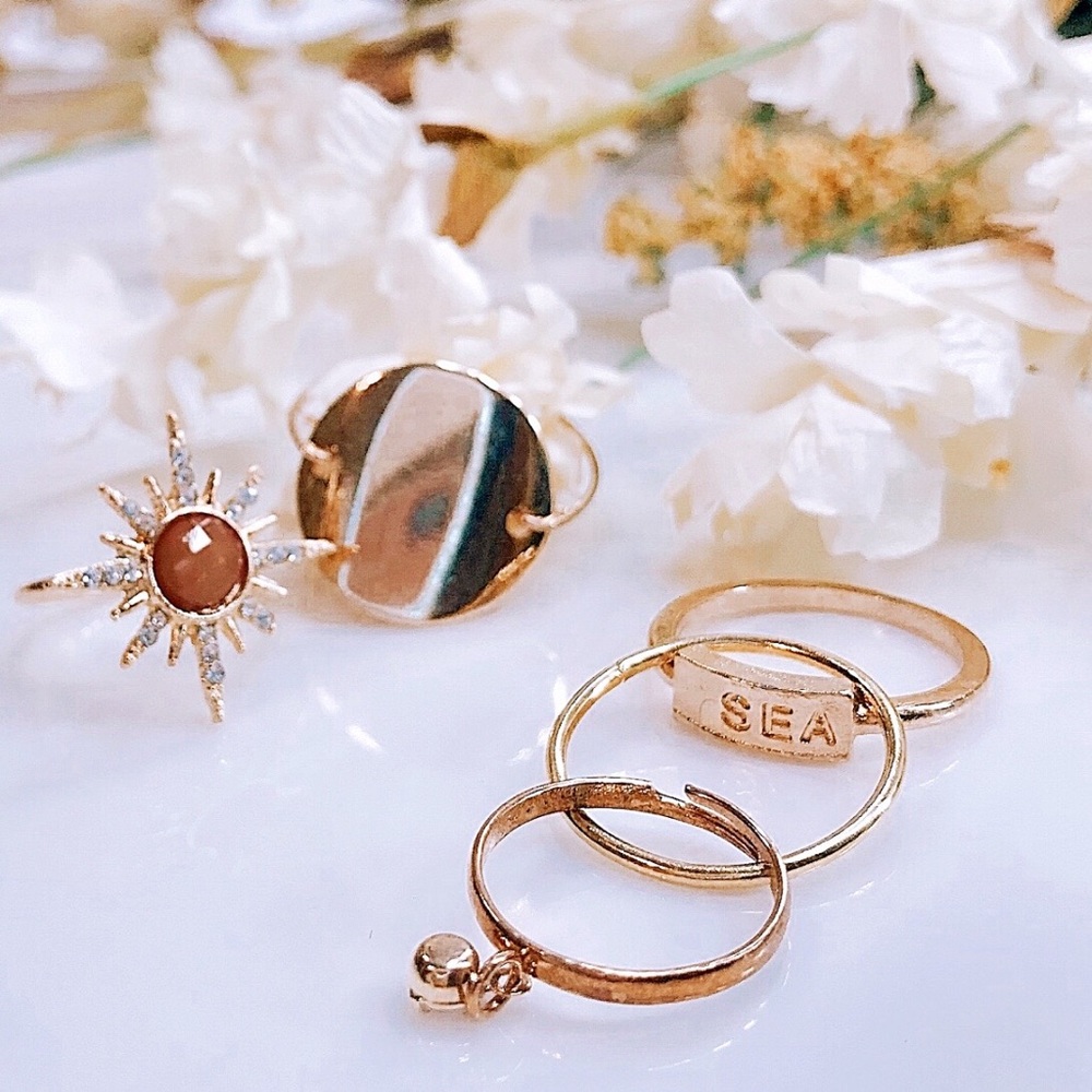 5pcs Ring Set - Picture 3 of 3